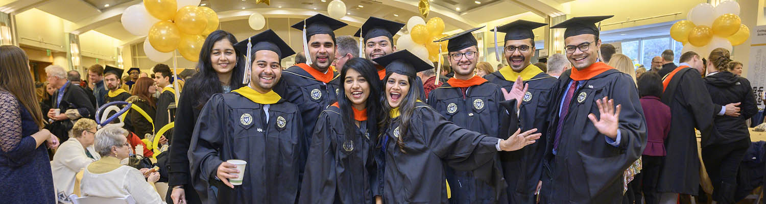 Georgia Tech students celebrate on their graduation day